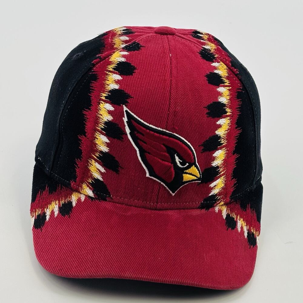 Vintage Arizona Cardinals Hat Cap Adjustable Embroidered Aztec Western Rare NFL
